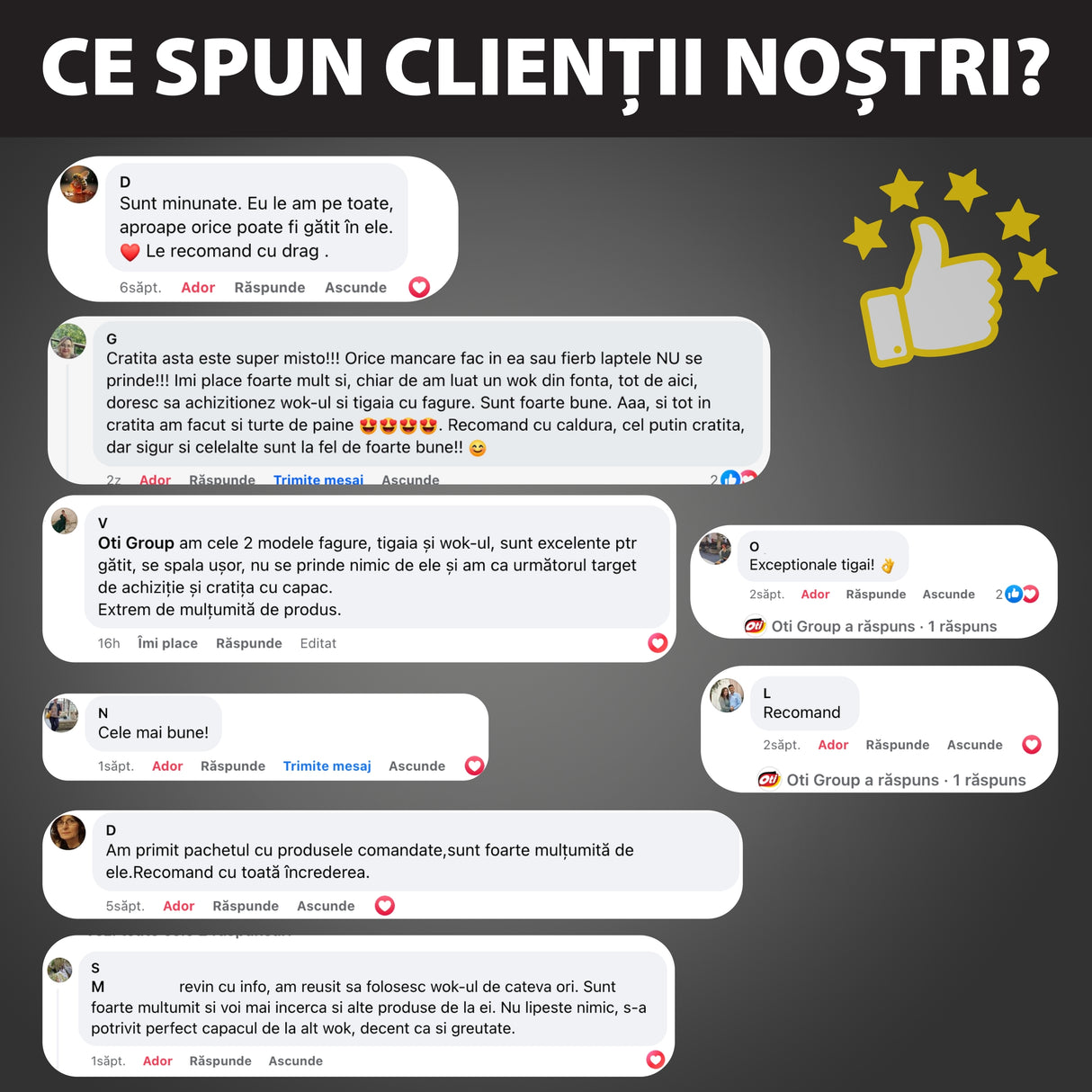 Wok fontă ușoară tip fagure