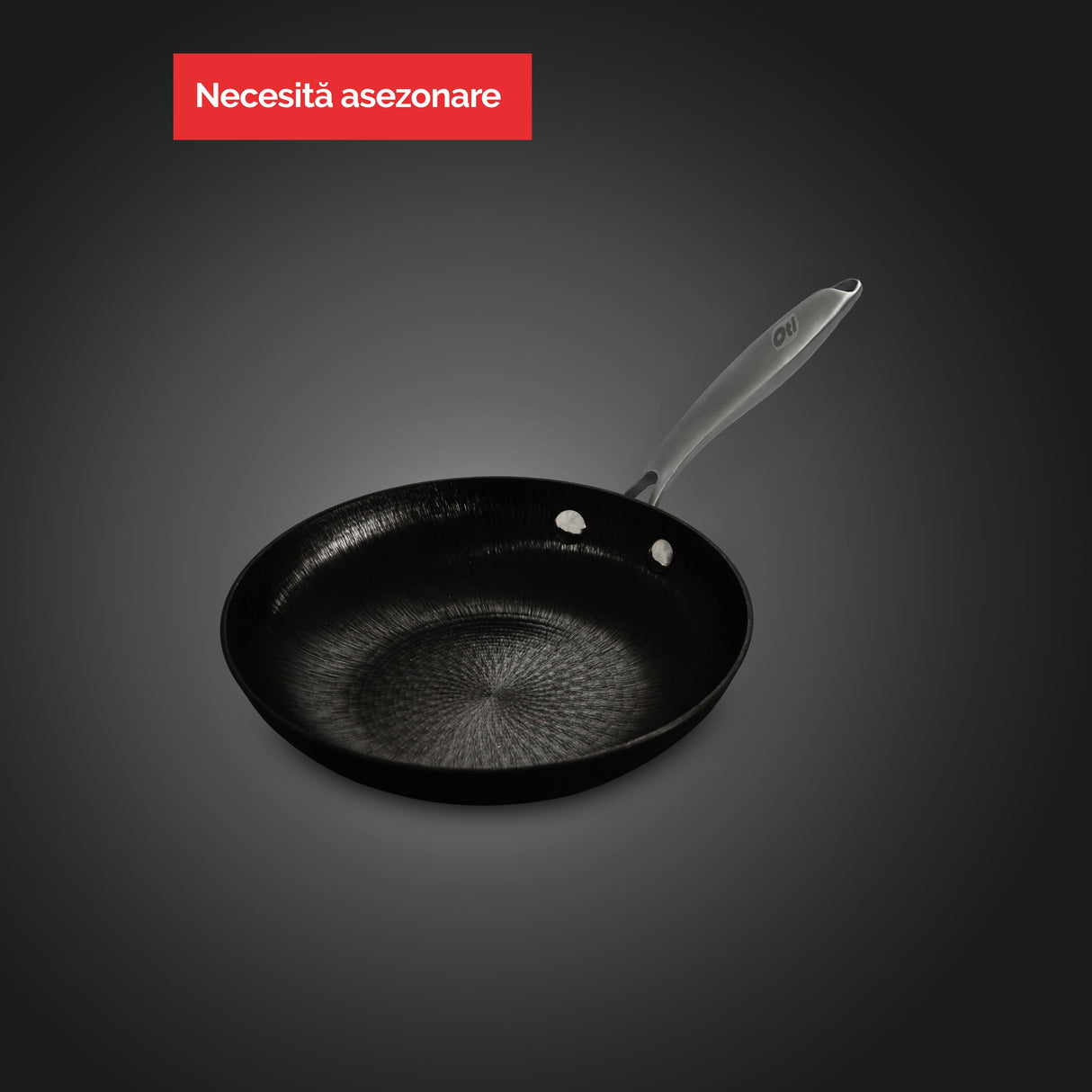 Pure lightweight cast iron frying pan