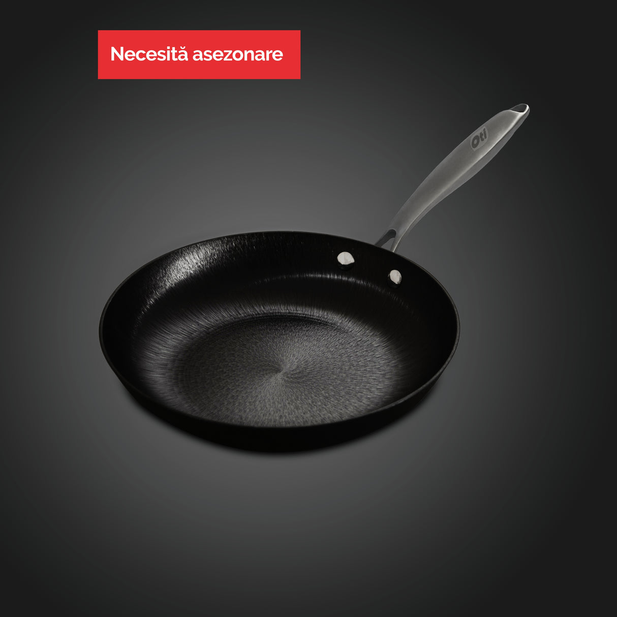 Pure lightweight cast iron frying pan