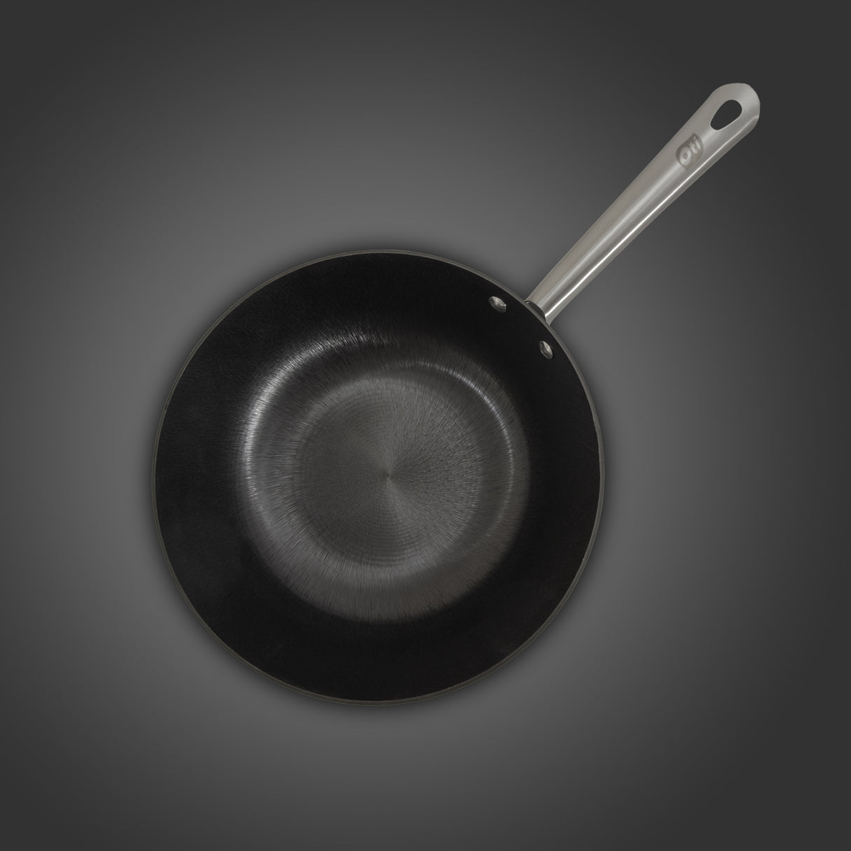 Pure lightweight cast iron wok