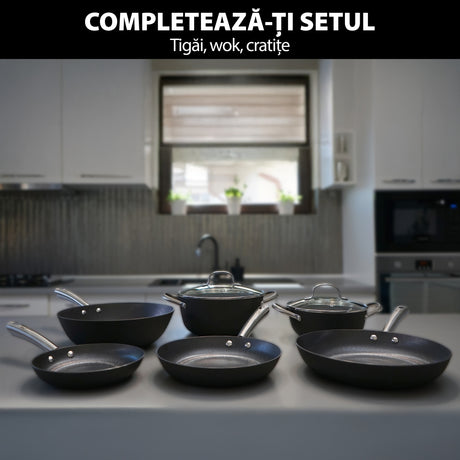 Pure lightweight cast iron wok