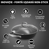 Cratiță fontă ușoară tip fagure