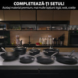 Lightweight honeycomb cast iron frying pan