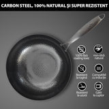 Wok aus Kohlenstoffstahl