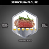 Cratiță fontă ușoară tip fagure